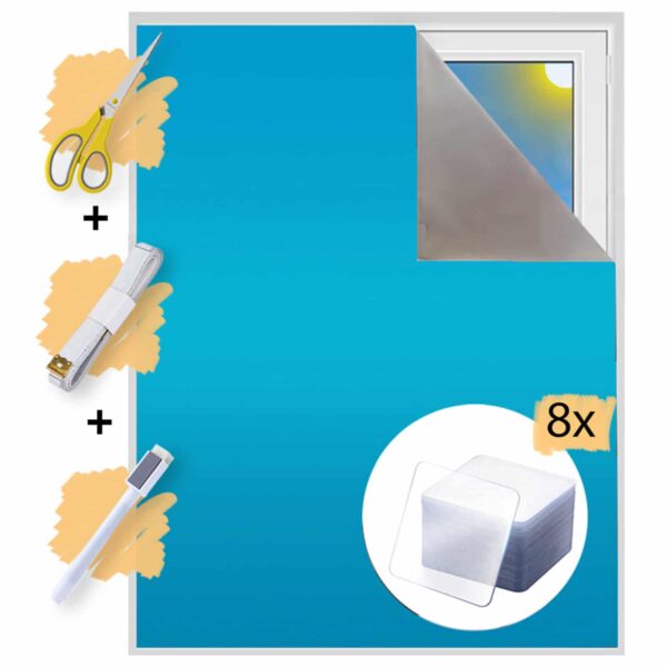 sunce24 fenster verdunklung verdunklungsstoff türkis mit nano pads