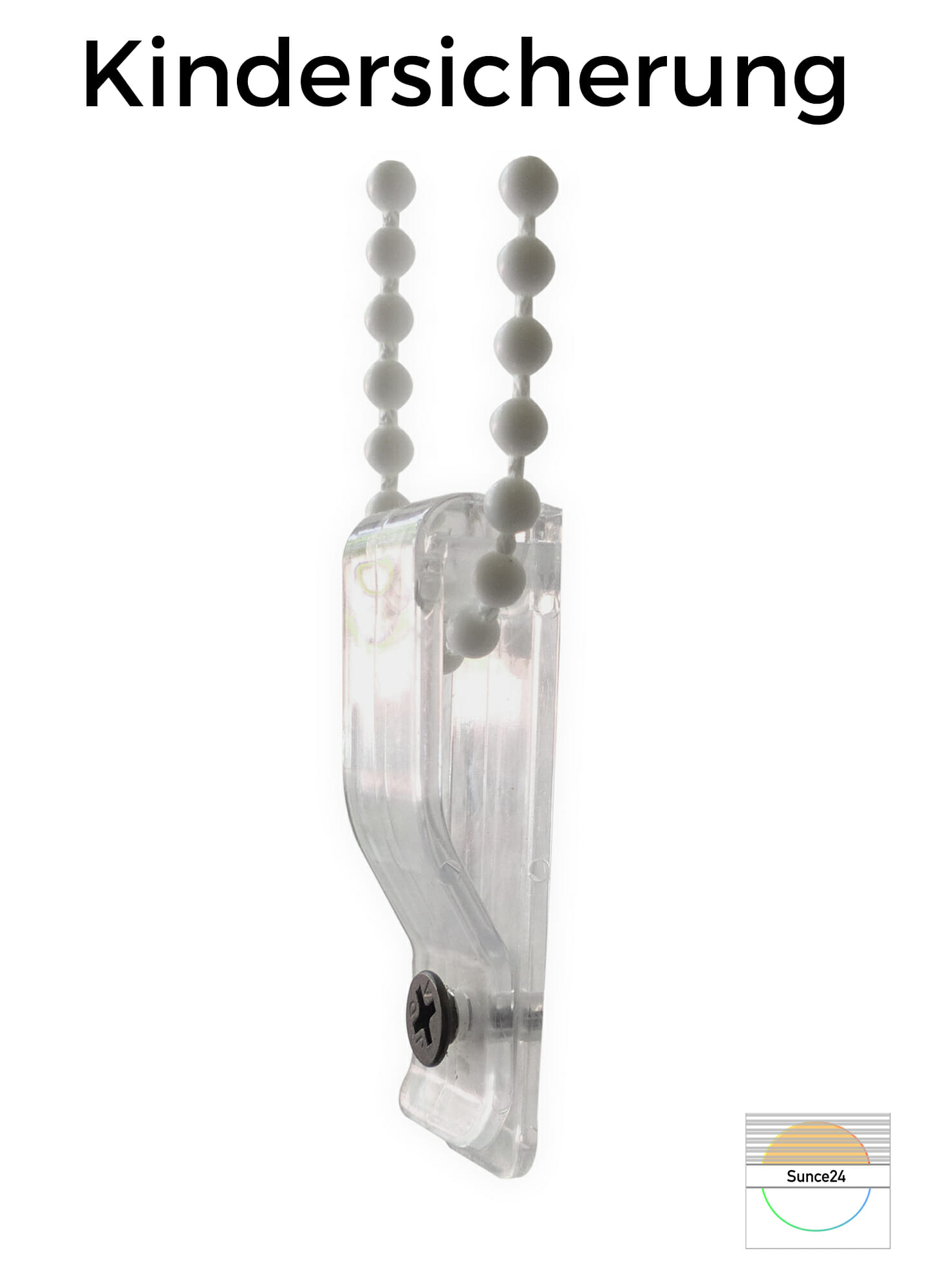 Sunce24 Rolloshop Kindersicherung Verdunkelungsrollo mit Kindersicherung