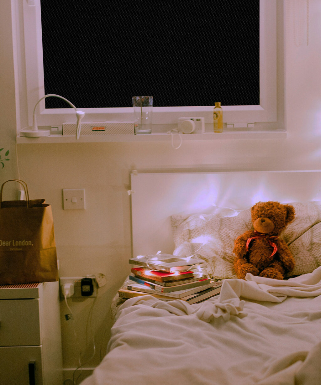 Verdunklungsstoff 100% blackout schlafzimmer schwarz