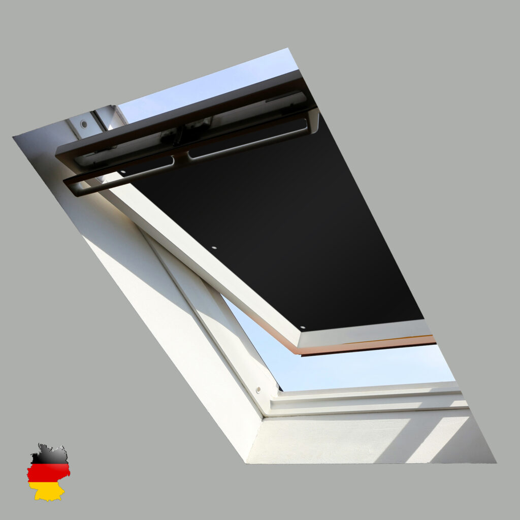 Sonnenschutz für Dachfenster, Perfekt für Velux und Roto Fenster, 100%  Verdunkelung