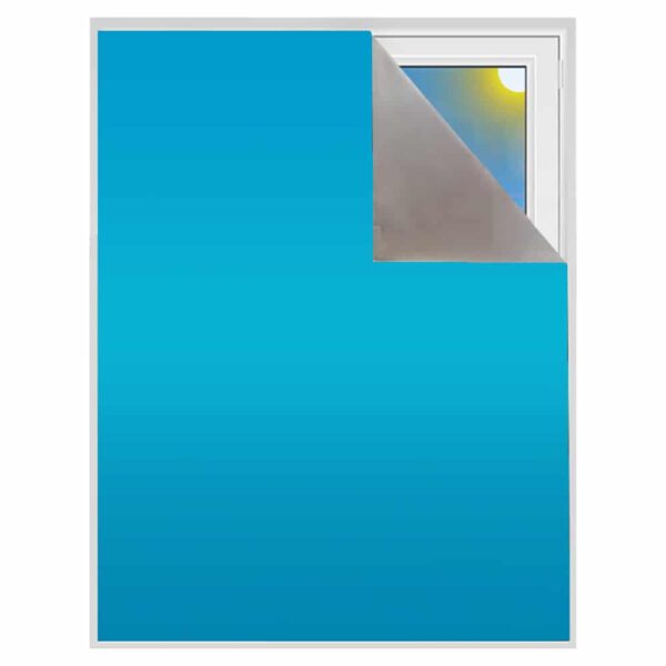 sunce24 fenster verdunklung ohne bohren verdunklungsstoff türkis